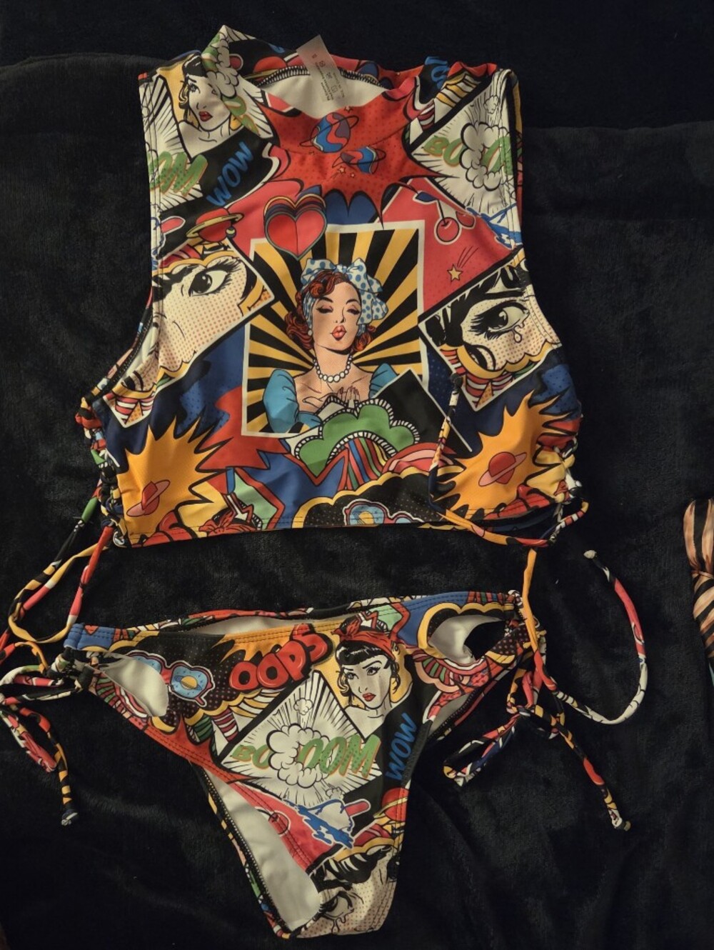 Pop Art 2 Piece Bikini Size S